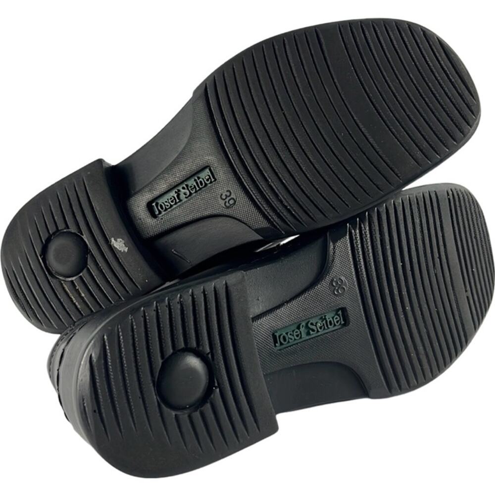 Josef Seibel Black‎ Leather Comfort Loafers Women’s Size 8 - Picture 8 of 9